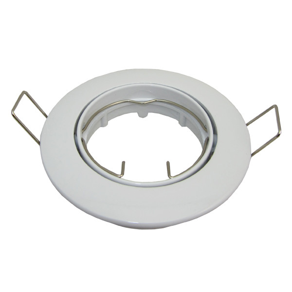 Support rond orientable blanc