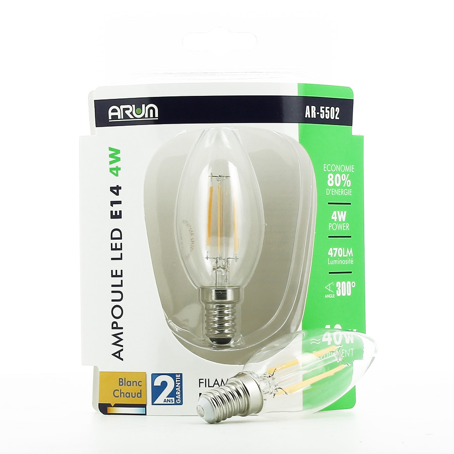 Ampoule LED Filament E14 4W