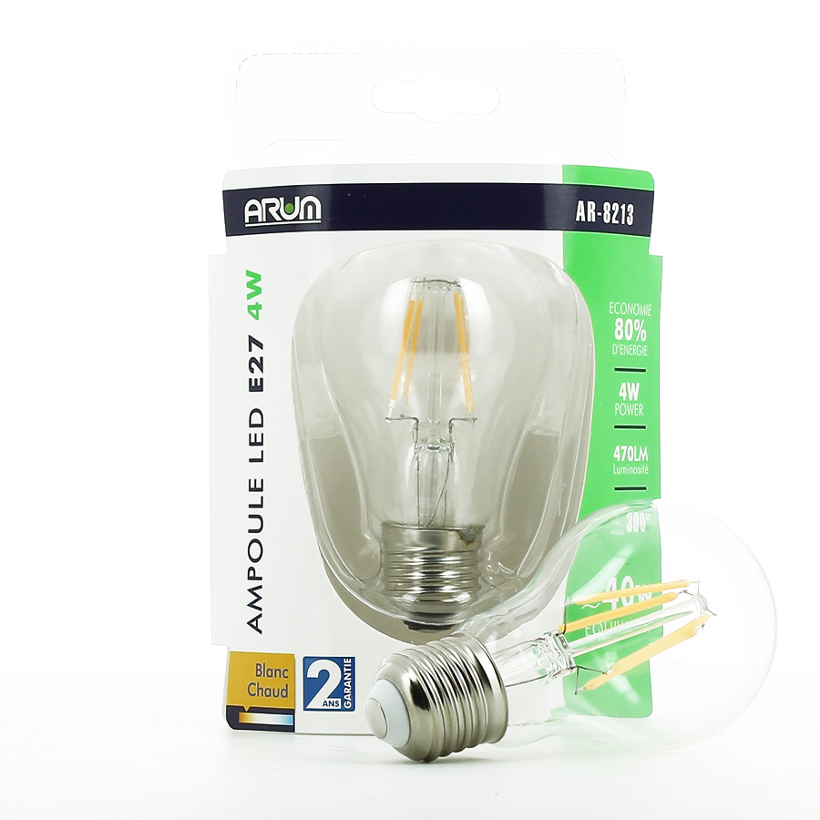 Ampoule LED Filament E27 4W