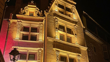 Mise en lumière d’un emblème de la ville de Sarlat