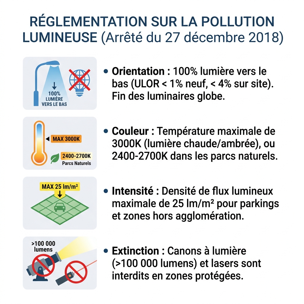 Éclairage extérieur : La révolution du blanc chaud et les nouvelles règles à connaître